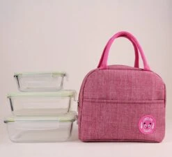 Koeltas - Lunchtas - Volwassenen En Kinderen - Compact & Handig: Zomer - Picknick -School - Lunch - Werk - Klassiek Roze -Campingwinkel 1200x1096 2