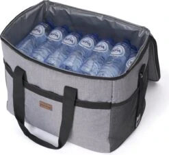 Packaway 4 Laags Geïsoleerde Koeltas - Lunchtas 40 Liter - Grijs -Campingwinkel 1200x1099 2