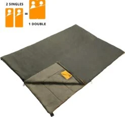 Dutch Mountains Slaapzak Vlieland XL - Grote Katoenen 210 X 80cm Lichtgewicht - Incl. Tasje En Tochtstrip -Comfortzone: 5-8 Graden- -Campingwinkel 1200x1116 1