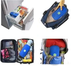 YOUSHARES Insuline Koeltas Diabetici Tas - Medicijnen Diabetici Geïsoleerde Draagbare Koeltas Voor Insuline Pen En Diabetes Koeltas Met 2 Koelaccu's (blauw) -Campingwinkel 1200x1116 3