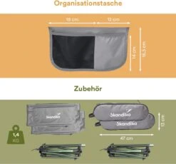 Skandika Campingstoel Compact SET – Campingstoelen – Campingstoel Tot 150 Kg Belastbaar - Kampeerstoel, Visstoel, Kleine Pakmaat, Opvouwbaar, Stabiel, Licht, Comfortabel Gepolsterd – Draagtas Meegeleverd – Vouwstoel – Kampeermeubelen – Grijs 13 Skandika Campingstoel Compact SET – Campingstoelen – Campingstoel Tot 150 Kg Belastbaar - Kampeerstoel, Visstoel, Kleine Pakmaat, Opvouwbaar, Stabiel, Licht, Comfortabel Gepolsterd – Draagtas Meegeleverd – Vouwstoel – Kampeermeubelen – Grijs -Campingwinkel 1200x1117