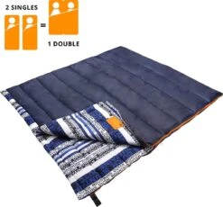 Dutch Mountains Slaapzak Goeree XL - Kussen 25x15cm - 220x90cm Katoenen Slaapzak - Tochtstrip -Campingwinkel 1200x1118 4