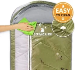 COVACURE 1.5/0.8kg Slaapzak, 3 Seizoenen Ultra Warm & Lichtgewicht Slaapzak Voor Volwassenen, Envelop Compacte Outdoor Slaapzakken Met Draagbare Compressie Tas Voor Camping, Rugzakken, Wandelen... -Campingwinkel 1200x1120 3