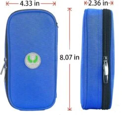 YOUSHARES Insuline Koeltas Diabetici Tas - Medicijnen Diabetici Geïsoleerde Draagbare Koeltas Voor Insuline Pen En Diabetes Koeltas Met 2 Koelaccu's (blauw) -Campingwinkel 1200x1125 4