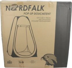 NordFalk Douchetent Pop-up 190 Cm - Camping Douche - Omkleedtent - Incl. Tentharingen En Draagtas - Groen -Campingwinkel 1200x1132 4