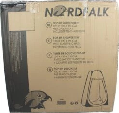 NordFalk Douchetent Pop-up 190 Cm - Camping Douche - Omkleedtent - Incl. Tentharingen En Draagtas - Groen -Campingwinkel 1200x1135
