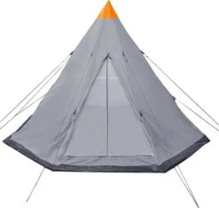 VidaXL Tent 4-persoons Grijs -Campingwinkel 1200x1137 2