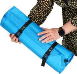 Springos Slaapmat | Zelfopblazend | 186 Cm | Inclusief Hoes & Hoofdkussen | Lichtblauw -Campingwinkel 1200x1149 4