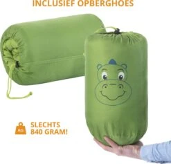Dutch Mountains Kinderslaapzak Nijlpaard - 170 X 70cm Polyester - Zacht Lichtgewicht – Opberghoes -Campingwinkel 1200x1150 7