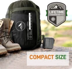 HikeMeister® Outdoor Survival Fishing Mummy Slaapzak 230 X 80 Cm -8°C -Campingwinkel 1200x1152 2