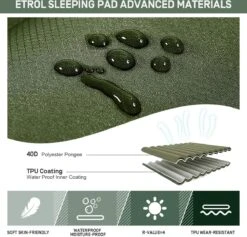 ETROL Camping Slaapmat-2-in-1 Zelfopblazende Kampeermat Met Kussen (78"x 28"), Lichtgewicht, Dik 4"compact Kussen, Geschikt Voor Zelfrijdende Reizen, Lekvrije, Waterdichte Tent -Campingwinkel 1200x1153 1