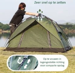 Sens Design Pop Up Tent - Tent - 2-3 Personen 10 Sens Design Pop Up Tent - Tent - 2-3 Personen -Campingwinkel 1200x1161 2