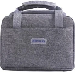 Lunchtas Volwassenen - Lunchbox - Koeltas - Grijs - SEVEND®