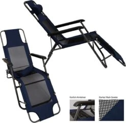Ligstoel 180x60cm - Opvouwbaar Campingstoel Ligbed Strandstoel Tuinstoel Vouwligstoel Blauw 22 Ligstoel 180x60cm - Opvouwbaar Campingstoel Ligbed Strandstoel Tuinstoel Vouwligstoel Blauw -Campingwinkel 1200x1168 1