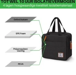 Brisby 4 Laags Geïsoleerde Koeltas - Lunchtas 4 Liter - Zwart 10 Brisby 4 Laags Geïsoleerde Koeltas - Lunchtas 4 Liter - Zwart -Campingwinkel 1200x1170 13