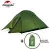 Cloud Up 3 Upgraded - Naturehike® - Tent 3 Persoons - Lichtgewicht Tent - Incl. Grondzeil - 20D 4000MM - Outdoor Kampeertent - Waterdicht - Hiking & Wandelen