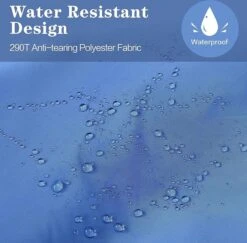 HikeMeister ® Mummy Slaapzak Kamperen Blauw Ca. 220 X 75 Cm Met Draagtas -Campingwinkel 1200x1180 4