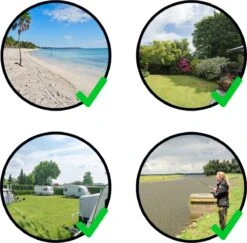In Round Strandstoel Met Opbergtas – Opvouwbaar / Inklapbaar – Blauw – Campingstoel – Vouwstoel – Visstoel – Strand Stoel / Stoelen – Lichtgewicht Kampeerstoel – Beach Chair – Voor Volwassenen – Outdoor – Camping -Campingwinkel 1200x1181 1