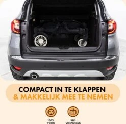 Deryan Luxe Sandy Bolderkar - Duo Buggy - Tandem Buggy - Opvouwbaar - Inklapbare Bolderwagen - Duo Kinderwagen - Zwart -Campingwinkel 1200x1182 22