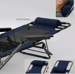 Ligstoel 155x60cm - Opvouwbaar Campingstoel Ligbed Strandstoel Tuinstoel Vouwligstoel Blauw 30 Ligstoel 155x60cm - Opvouwbaar Campingstoel Ligbed Strandstoel Tuinstoel Vouwligstoel Blauw -Campingwinkel 1200x1184 5