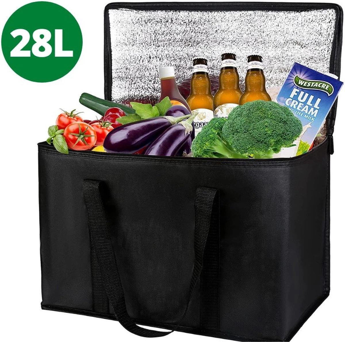 Koeltas - 28 Liter - Geïsoleerde Koeltas - Lunchtas - Picknicktas - Koeltas Lunch - Koeltassen - Koelzak 1 Koeltas - 28 Liter - Geïsoleerde Koeltas - Lunchtas - Picknicktas - Koeltas Lunch - Koeltassen - Koelzak