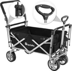 Tectake - Opvouwbare Bolderwagen Handkar Nico Zwart - 403549 -Campingwinkel 1200x1191 15