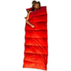 LOWLAND OUTDOOR® Donzen Slaapzak - Companion Economy - 210x80 Cm - Rood -Campingwinkel 1200x1196 9