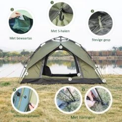 Sens Design Pop Up Tent - Tent - 2-3 Personen 11 Sens Design Pop Up Tent - Tent - 2-3 Personen -Campingwinkel 1200x1197 7