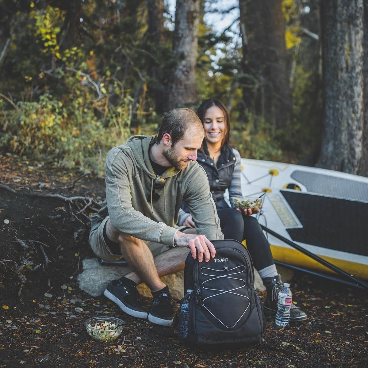 Koeltas Rugzak (25L) - Geschikt Voor 28 Blikjes - Lunchtas Voor Dames En Heren - Zwart 6 Koeltas Rugzak (25L) - Geschikt Voor 28 Blikjes - Lunchtas Voor Dames En Heren - Zwart - Afbeelding 6