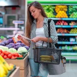 Brisby 4 Laags Geïsoleerde Koeltas - Boodschappentas 21 Liter - Grijs -Campingwinkel 1200x1200 1032