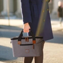 Brisby 4 Laags Geïsoleerde Koeltas - Boodschappentas 21 Liter - Grijs -Campingwinkel 1200x1200 1033