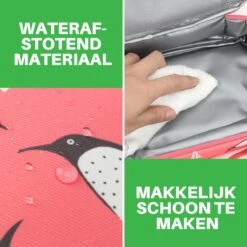 Brisby 4 Laags Geïsoleerde Koeltas - Lunchtas 1.5 Liter - Roze Pinguïn -Campingwinkel 1200x1200 1077