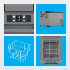 Auronic Elektrische Koelbox - 30.4L - Compressor - 12V En 240V - Grijs 14 Auronic Elektrische Koelbox - 30.4L - Compressor - 12V En 240V - Grijs -Campingwinkel 1200x1200 1088