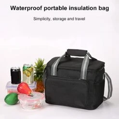 IBright Koeltas Opvouwbaar 15 Liter - 4 Laags Geïsoleerde Lunchtas - Waterdicht - Zwart 11 IBright Koeltas Opvouwbaar 15 Liter - 4 Laags Geïsoleerde Lunchtas - Waterdicht - Zwart -Campingwinkel 1200x1200 1194
