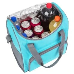 Basis Sterke Koeltas Set - 25 + 10 Liter - Lunchtas - Geïsoleerde Koeltassen - Picknicktas - Coolerbag - Blauw -Campingwinkel 1200x1200 1219