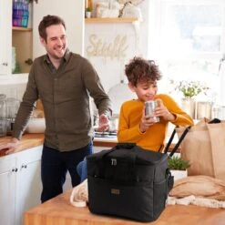 Packaway 4 Laags Geïsoleerde Koeltas - Lunchtas 40 Liter - Zwart -Campingwinkel 1200x1200 1345