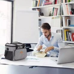 Lunchtas - Koeltas Voor Dames En Heren - Cool Bag - 4 Laags Geïsoleerde Koeltas - Kleine Cooler - Lunch Box - Lunchtas 15 Liter -Campingwinkel 1200x1200 1351