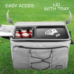 Bomoe Opvouwbare Koeltas IceBreezer KT43 - Koelbox Voor Onderweg - 43x32x28 Cm - 45 Liter - Picknicktas Perfect Voor Barbecues Of Festivals -Campingwinkel 1200x1200 1413