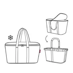 Reisenthel Coolerbag XS Koeltas Lunchtas - 4L - Dots Zwart -Campingwinkel 1200x1200 1418