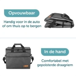 ForDig Koeltas XL Zwart (30 Liter) - Gemaakt Van 600D Polyester Met PEVA-Voering - Ruimte Voor 40 Blikjes Of 20 Halve Liter Flessen - Opvouwbaar Koel Tas Met Easy-Acces Flap - Ruimte Voor Bestek - Picknick Cool Bag - Coolerbag - Grote Cooler -Campingwinkel 1200x1200 1439