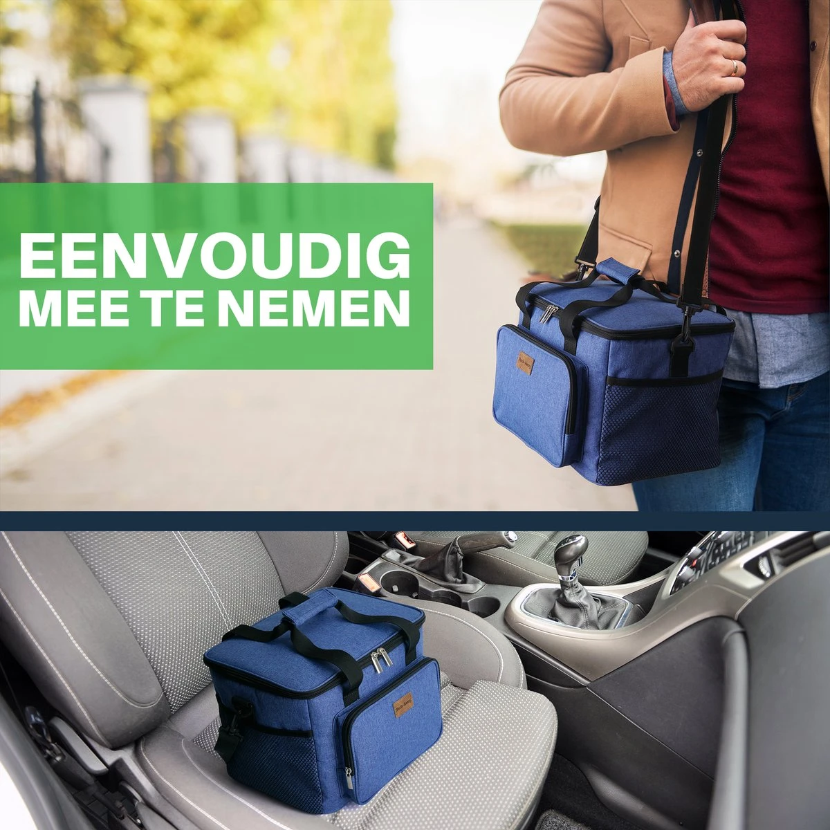 Packaway 4 Laags Geïsoleerde Koeltas - Lunchtas 15 Liter - Blauw 4 Packaway 4 Laags Geïsoleerde Koeltas - Lunchtas 15 Liter - Blauw - Afbeelding 4