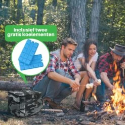 Packaway 4 Laags Geïsoleerde Koeltas - Lunchtas 15 Liter - Camouflage Grijs -Campingwinkel 1200x1200 1482