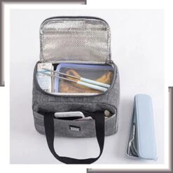 Lunchtas Volwassenen - Lunchbox - Koeltas - Grijs - SEVEND® -Campingwinkel 1200x1200 1518