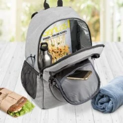 Bomoe Koeltas Rugzak IceBreezer KR45 Koelrugzak Grijs 45x19x33 Cm - 25 Liter -Campingwinkel 1200x1200 1537