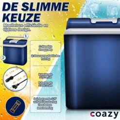 Coazy Koelbox 24L Elektrisch 12v 230 Volt - Met ECO Modus Voor Auto & Camping - Elektrische Frigobox Klein - Verkoelt En Verwarmt - Eco Modus - MiniBar - Electrische Mini Koelkast 9 Coazy Koelbox 24L Elektrisch 12v 230 Volt - Met ECO Modus Voor Auto & Camping - Elektrische Frigobox Klein - Verkoelt En Verwarmt - Eco Modus - MiniBar - Electrische Mini Koelkast -Campingwinkel 1200x1200 1575