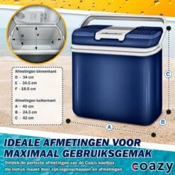 Coazy Koelbox 24L Elektrisch 12v 230 Volt - Met ECO Modus Voor Auto & Camping - Elektrische Frigobox Klein - Verkoelt En Verwarmt - Eco Modus - MiniBar - Electrische Mini Koelkast 11 Coazy Koelbox 24L Elektrisch 12v 230 Volt - Met ECO Modus Voor Auto & Camping - Elektrische Frigobox Klein - Verkoelt En Verwarmt - Eco Modus - MiniBar - Electrische Mini Koelkast -Campingwinkel 1200x1200 1577