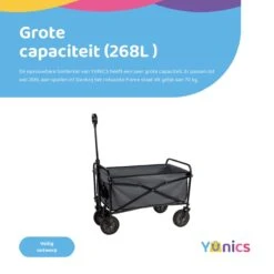 YUNICS® Bolderkar Opvouwbaar - Bolderwagen Met Stevig Harmonicaframe - Draaibare Wielen - 70KG Draagkracht - Groen 5 YUNICS® Bolderkar Opvouwbaar - Bolderwagen Met Stevig Harmonicaframe - Draaibare Wielen - 70KG Draagkracht - Groen -Campingwinkel 1200x1200 1628