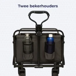 LifeGoods Bolderkar - Opvouwbaar - Draaibare Wielen - 2 Standen - 70KG Draagkracht - Grijs -Campingwinkel 1200x1200 1670