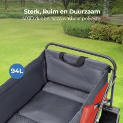 LifeGoods Bolderkar - Opvouwbaar - Tot 80KG - 94L - Wasbaar Polyester - 98x45cm - Rood/Grijs 17 LifeGoods Bolderkar - Opvouwbaar - Tot 80KG - 94L - Wasbaar Polyester - 98x45cm - Rood/Grijs -Campingwinkel 1200x1200 1710