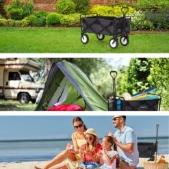 LifeGoods Bolderkar - Opvouwbaar - Draaibare Wielen - 2 Standen - 70KG Draagkracht - Zwart 13 LifeGoods Bolderkar - Opvouwbaar - Draaibare Wielen - 2 Standen - 70KG Draagkracht - Zwart -Campingwinkel 1200x1200 1718